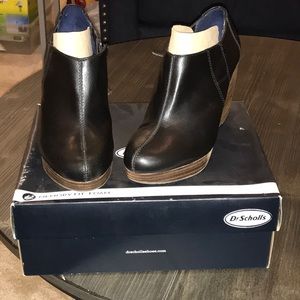 Harlie wedge platform bootie 4” heel 1” platform